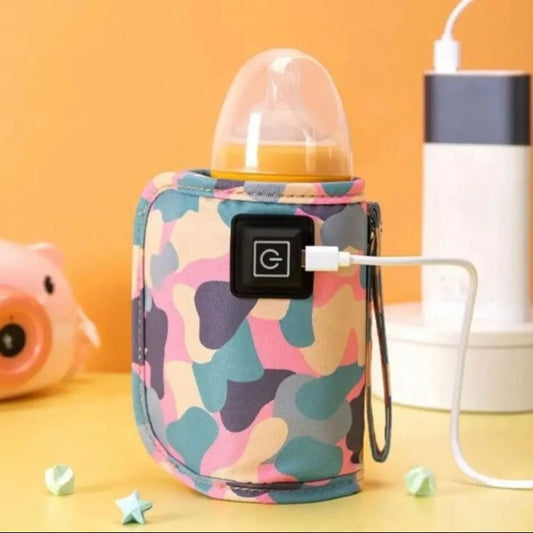 Portable USB Baby Bottle Warmer – Universal Insulated Milk Heater Sleeve for Travel and Home Use....?