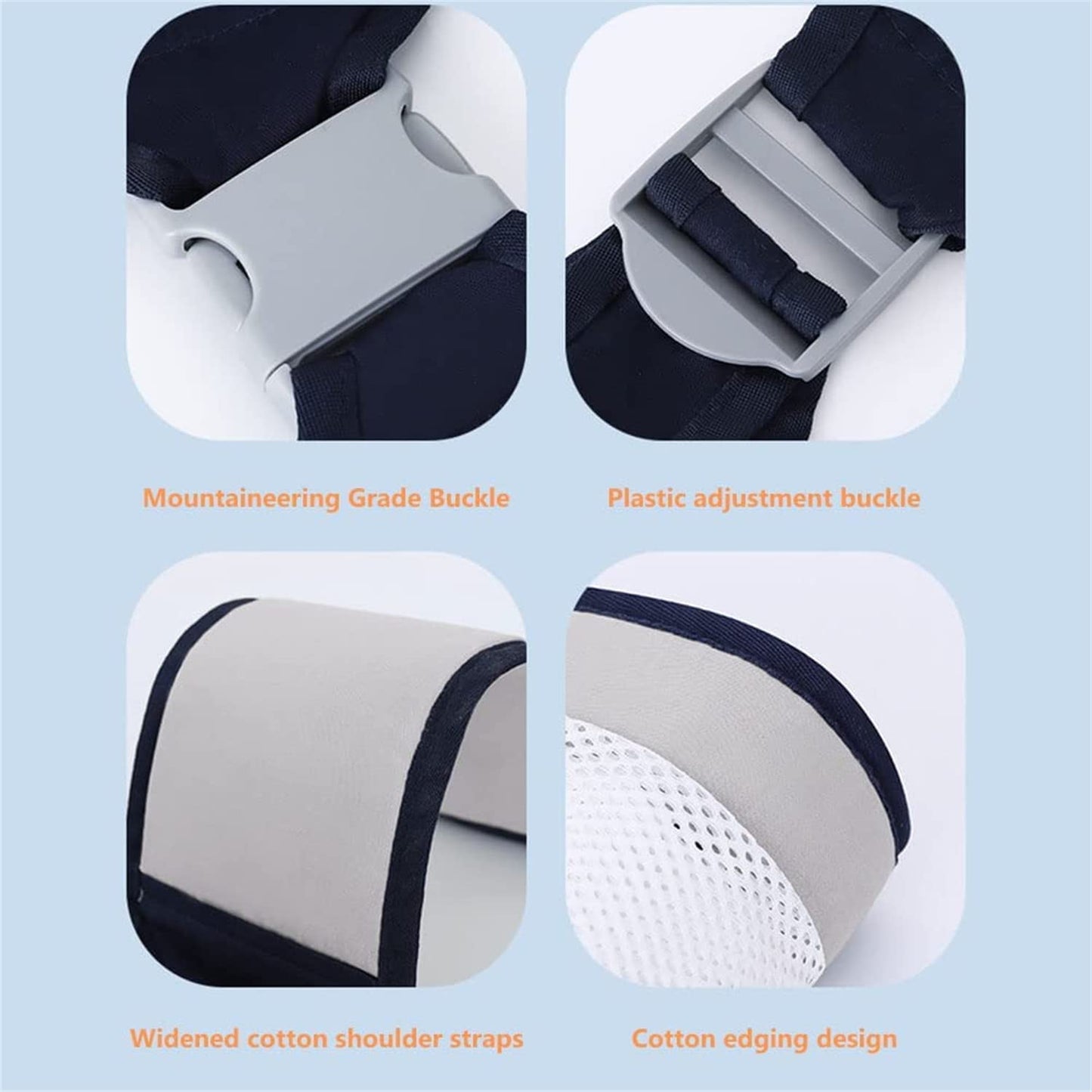 1PC Baby Carrier, Ergonomic Baby Strap one Shoulder Labor-Saving Polyester Baby Half Wrapped Sling...?
