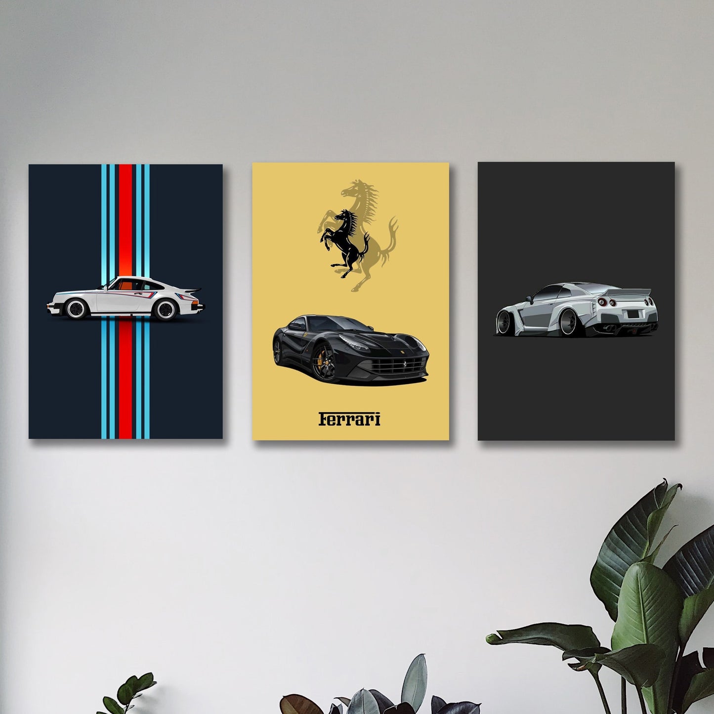3 Pcs Cars Wall Frames Set...?