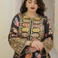 3 Pcs Women's Stitched Lawn Sequins Embroidered Suit...?
