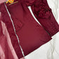 3 Pcs Women's Stitched Shamoz Silk Plain Suit...?